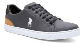 Sapatênis Polo Plus Premium Casual Em Tecido Respirável