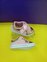 SAPATÊNIS ROSA LAÇO tiras autocolantes ,ELASTICO