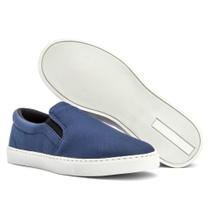 Sapatênis Slip On Calce Facil Masculino Básico e Versátil