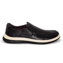 Sapatênis Slip On De Couro Democrata Masculino Easy Leave 245201