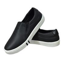 Sapatênis slip on masculino leve confortavel calce fàcil