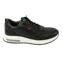 Sapatênis Sneaker Ferracini Masculino Couro Vyper -Preto