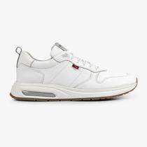 Sapatênis Sneaker Masculino Ferracini Couro Vyper -Branco