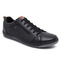 Sapatênis Tênis Casual Masculino Ajuste em Ziper e Elástico Sapatênis Tênis Casual Masculino Ajuste em Ziper e Elástico