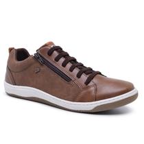 Sapatênis Tênis Casual Masculino Ajuste em Ziper e Elástico Sapatênis Tênis Casual Masculino Ajuste em Ziper e Elástico