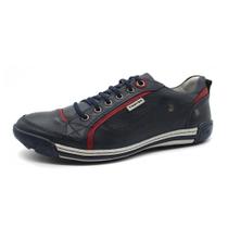 Sapatenis Tenis Casual Masculino Em Couro Forrado Solado Borracha Palmilha Gel Excelente Qualidade