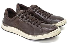 Sapatênis Tênis Democrata Denim Couro Confortável