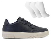 Sapatênis West Coast Casual Masculino + 3 Pares de Meias