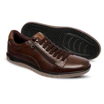 Sapatênis Zapattero De Couro Legítimo Fechamento Em Cadarço Masculino 0404 (64515) Sapatênis Zapattero De Couro Legítimo Fechamento Em Cadarço Masculino 0404 (64515)