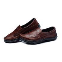 Sapatila mocassim masculino couro de vaca