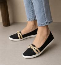 sapatilha acessivel Sandalia casual para mulheres Sapatilha moleca com laço sapatilha acessivel Sandalia casual para mulheres Sapatilha moleca com laço