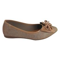 Sapatilha Addan Infantil Feminina Bico Fino Laço Confortável Original