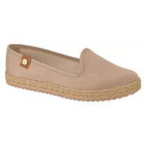 Sapatilha Alpargata Feminina Casual Camurça Moleca Slip on