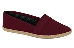 Sapatilha Alpargatas Moleca Feminina Slip On Nobuck Tressê Microfuros Bico Redondo