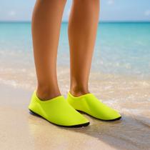 Sapatilha Aquatica Antiderrapante Leve Macia Unissex Praia Piscina Parque Pesca Esporte Veste 33 a 37