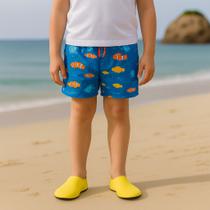 Sapatilha Aquática Infantil Sola Antiderrapante Leve Macia Piscina Praia Parque Tamanho 28 Ao 32