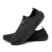 Sapatilha Aquatica Neoprene Solado Borracha Costurado Drenagem Agua Tecido Respiravel Calce Facil