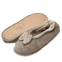 Sapatilha Atoalhado com Laço Pelúcia PUFF - Caqui - 35/36