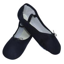 Sapatilha Ballet Lona Preta Adulto Sapatilha Ballet Lona Preta Adulto