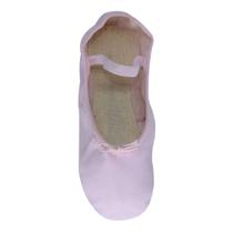 Sapatilha Ballet Lona Rosa Infantil