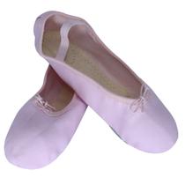 Sapatilha Ballet Lona Solado Dividido Rosa Infantil