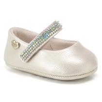 Sapatilha Bebê Klin Chantilly Off White Perolizado Sapatilha Bebê Klin Chantilly Off White Perolizado