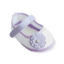 Sapatilha Bebê Menina Batizado Sapatinho Enxoval Luxo