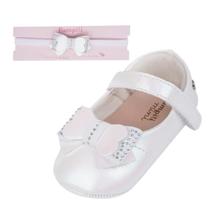 Sapatilha Bebê Menina + Faixa de Cabelo Nina Laço Pampili Sapatilha Bebê Menina + Faixa de Cabelo Nina Laço Pampili