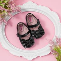 Sapatilha Bebê Pinokio Com Laço - Festa, Batizado E Dia A Dia