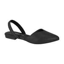 Sapatilha Beira Rio 4134.446 Casual Bico Fino Elastico Mule Feminina