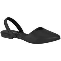 Sapatilha Beira Rio Feminina Bico Fino Conforto Elastico