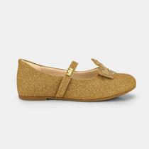 Sapatilha bibi 1238039 dourado menina