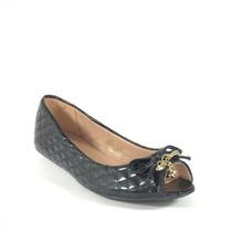 Sapatilha Bico Aberto Preta