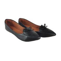 Sapatilha Bico Fino com Lacinho Fininho Lívia Delicada Charmosa