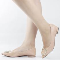 Sapatilha Bico Fino Fivela