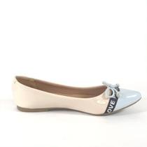 Sapatilha Bico Fino Nude