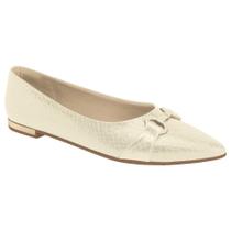 Sapatilha Bico Fino Piccadilly 274094 Feminino - Off White Sapatilha Bico Fino Piccadilly 274094 Feminino - Off White