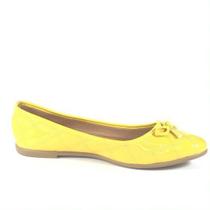 Sapatilha Bico Redondo Amarela