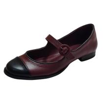 Sapatilha Boneca Bx Fivela Preto/Malbec Sapatilha Boneca Bx Fivela Preto/Malbec
