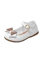 Sapatilha Boneca Infantil Menina Laço Glitter Branca