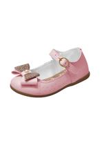 Sapatilha Boneca Infantil Menina Laço Glitter Rosa
