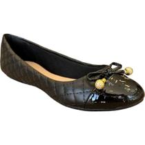 Sapatilha Boneca Laço Matelassê Verniz Tendência 8303.15328 Sua Cia