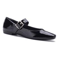 Sapatilha Boneca Mary Jane Sapato Feminino Bico Quadrado Sapatilha Boneca Mary Jane Sapato Feminino Bico Quadrado