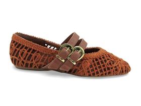 Sapatilha Boneca Valentina em Crochê com Duas Fivelas 344044 Sapatilha Boneca Valentina em Crochê com Duas Fivelas 344044