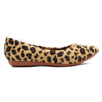 Sapatilha Bottero Couro Animal Print Onça 353305