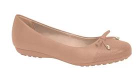 Sapatilha Bottero Couro Bico Redondo 353601 Brown Sugar