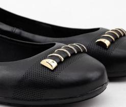 Sapatilha bottero couro ref:342003 feminino