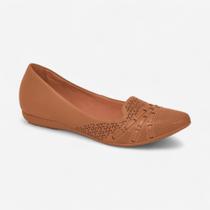 Sapatilha Bottero Feminina em Couro Caramelo Sapatilha Bottero Feminina em Couro Caramelo