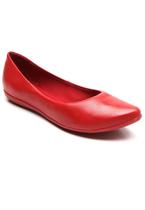 Sapatilha Bottero Feminino Joanete Couro Conforto 353305 Vermelho