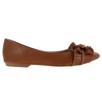 Sapatilha caramelo feminina frufru confortável valle shoes
